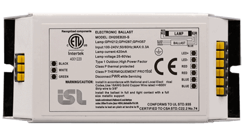 Ballasts for UV Germicidal Disinfection Component
