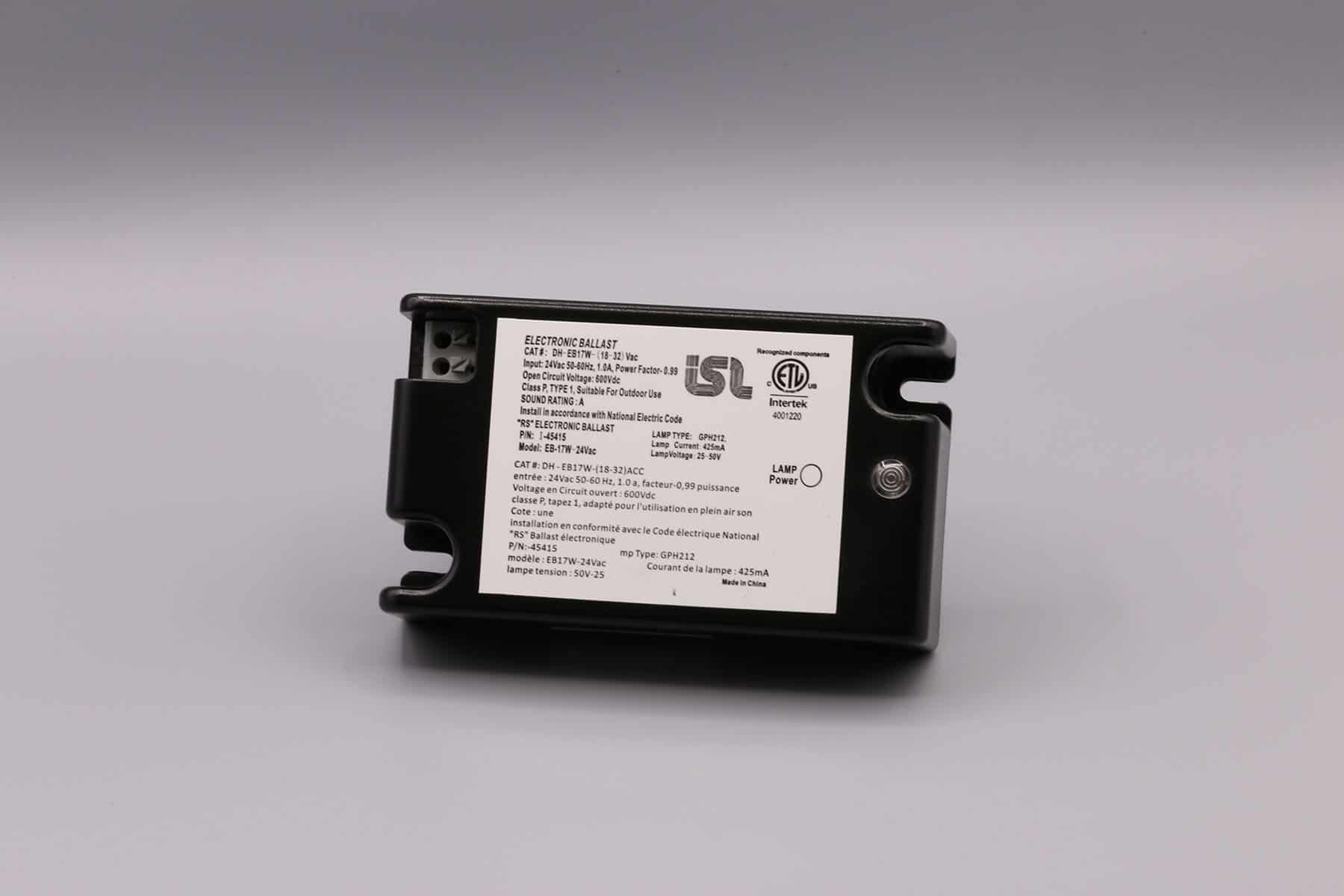 24VAC Ballast with Integrated UVC Lamp Socket