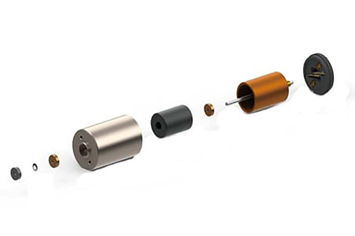 Coreless Brushless Motor Exploded View