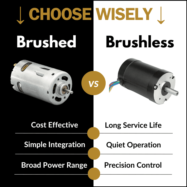 Which is better, brushed or brushless motor?