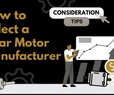 dc gear motor manufacturer selection tips