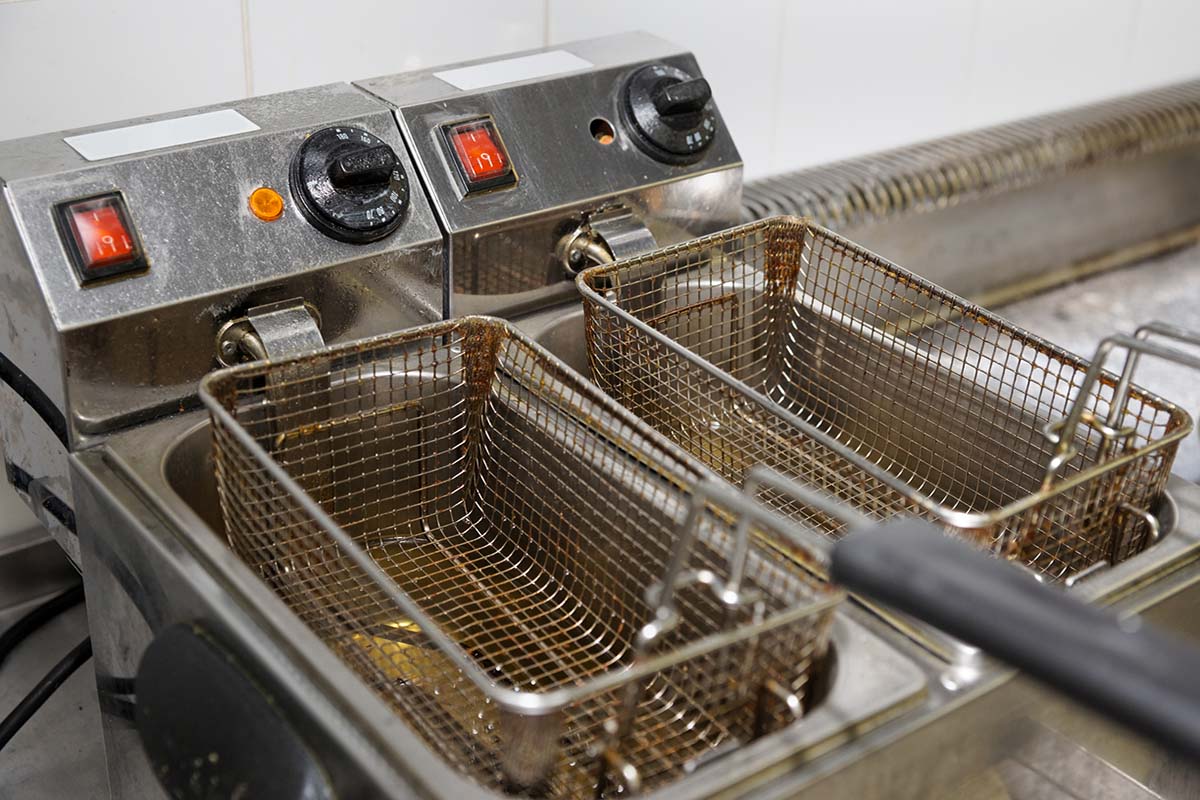 Deep Fryer using Potentiometers with Protective Cap